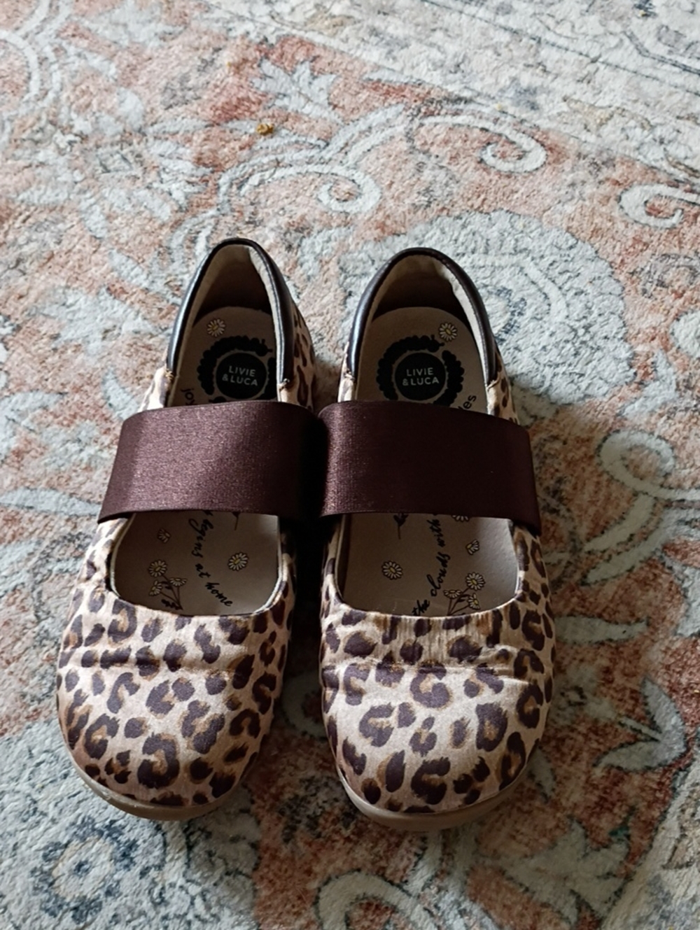 Livie & Luca Leopard Maryjanes